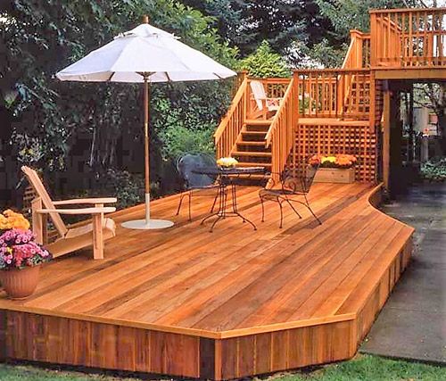 Cedar Wood Patio